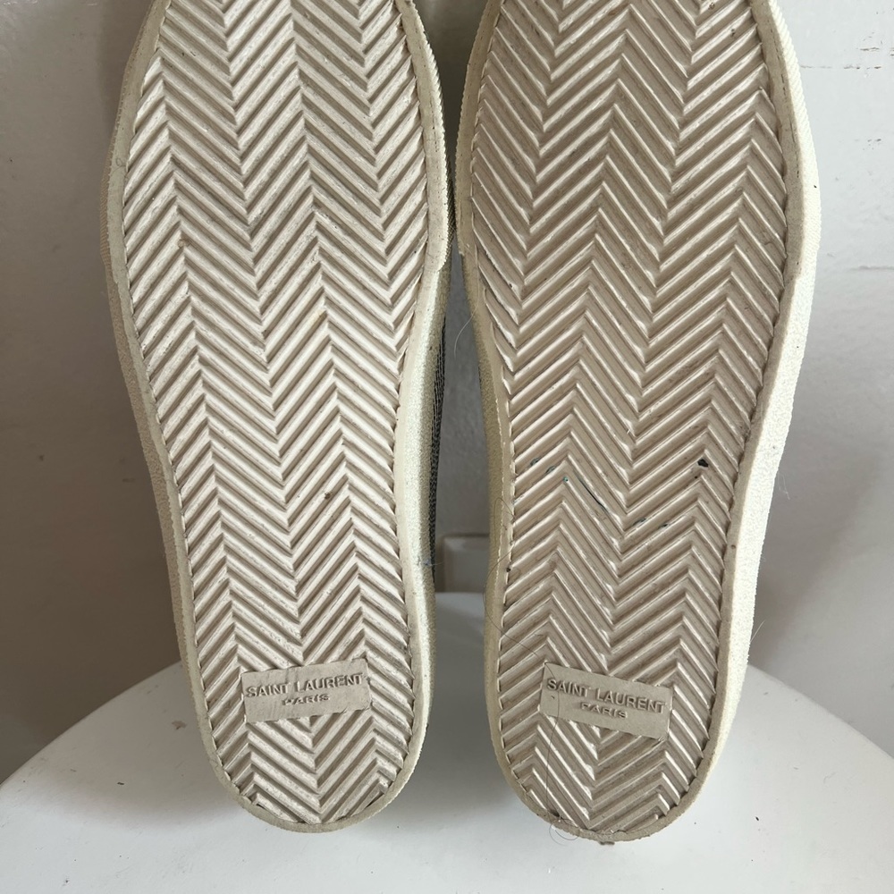 Saint Laurent Paris Solaris Pow Sneakers SIZE 38 - Picture 6 of 7